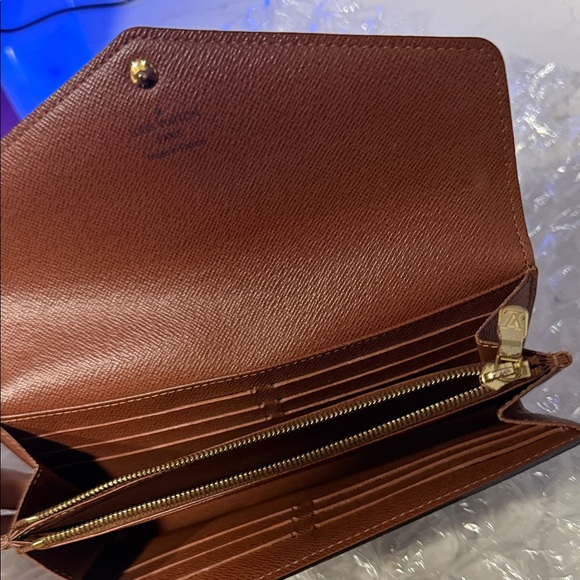 Louis Vuitton Brown Monogram Wallet with Gold Chain - Picture 10 of 16